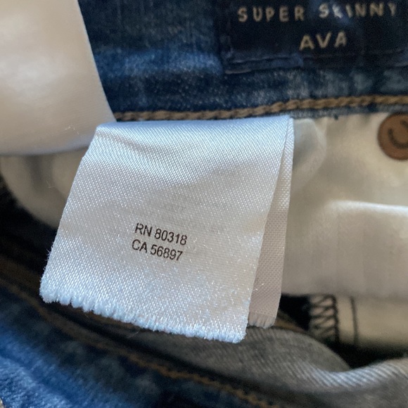 Women’s Lucky Brand Mid Rise Super Skinny Ava Jeans Size 6/28 - Picture 10 of 14